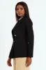 Double Breasted Nautical Blazer - Black sold by Edgars