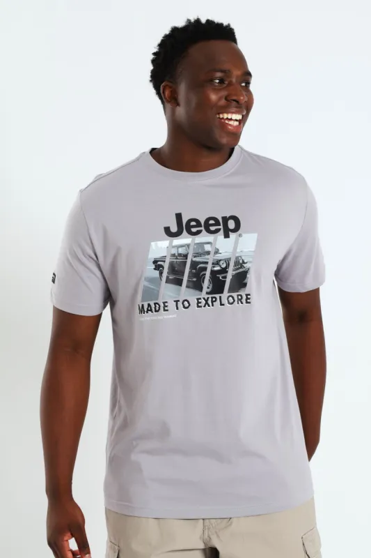 Fashion Graphic Tee - Grey sold by Edgars
