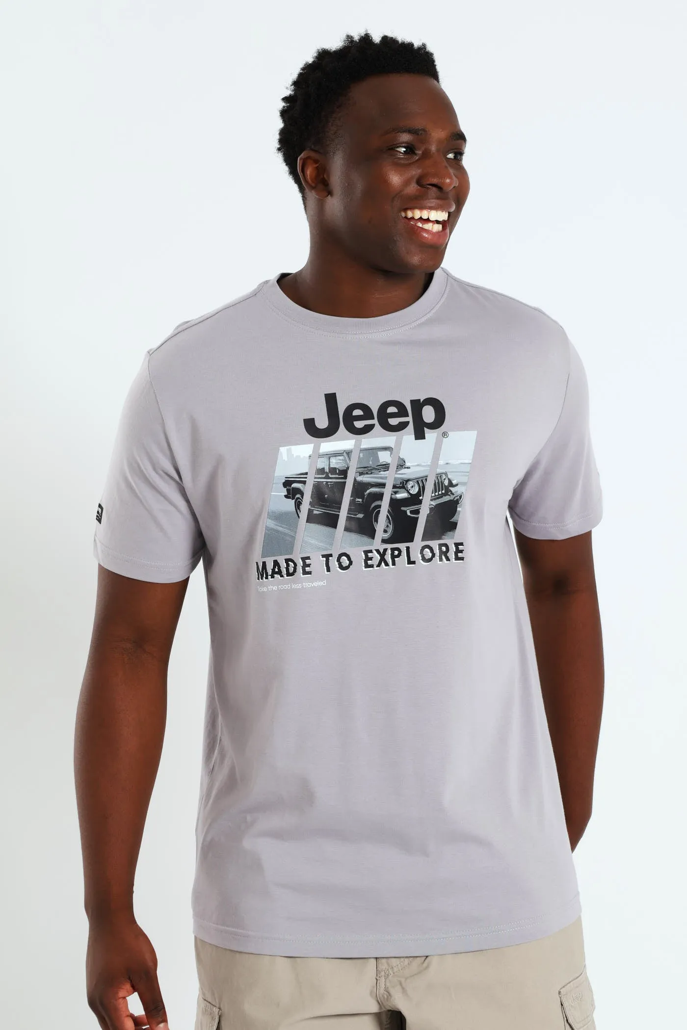 Fashion Graphic Tee - Grey sold by Edgars