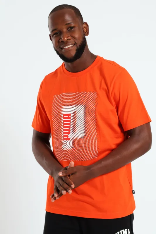 Graphics Execution Tee - Orange sold by Edgars 