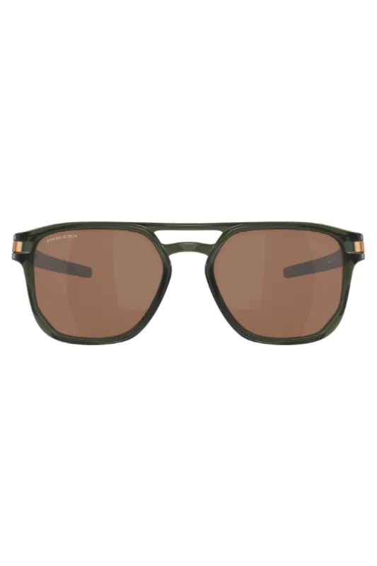 Latch Beta Olive Ink Sunglasses - Brown made by Oakley