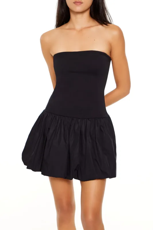 AMOMENTO☆23SS FANCY MINI DRESS AMOMENTO - Women Nylon Volume Mini Dress – Atelier New York