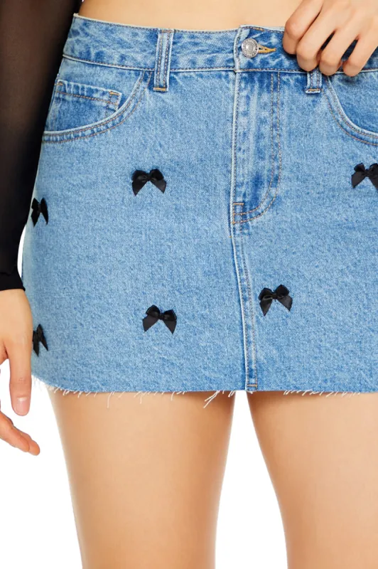 Denim Skirt - Light Blue sold by Edgars