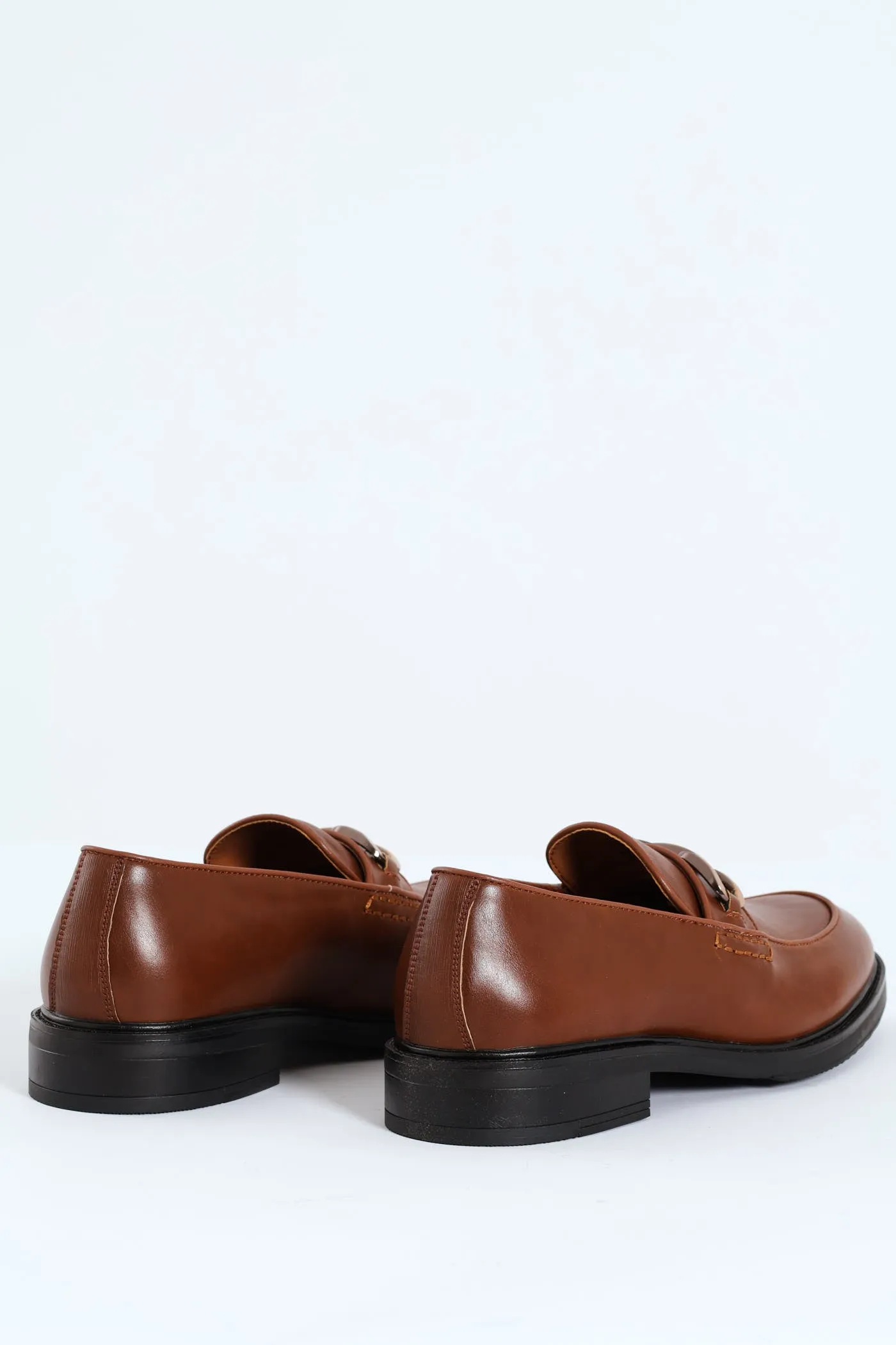 Hatton Metal Trim Heeled Slip In Loafer - Cognac sold by Edgars product image thumbnail 3