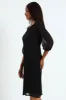 Release Pleat Dress - Black sold by Edgars