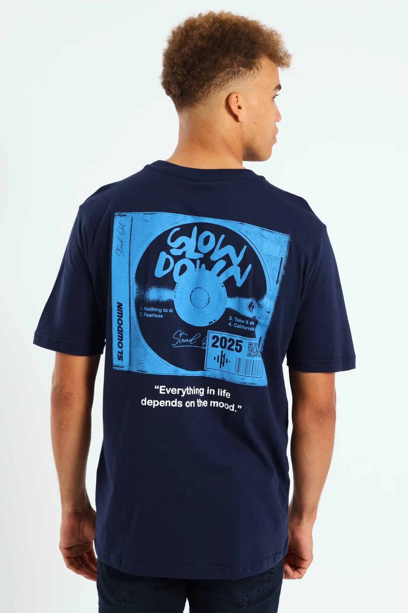 Music Print T-Shirt - Navy sold by Edgars product image thumbnail 2