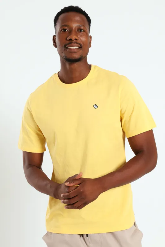 Basic Crew T-Shirt - Light Yellow sold by Edgars