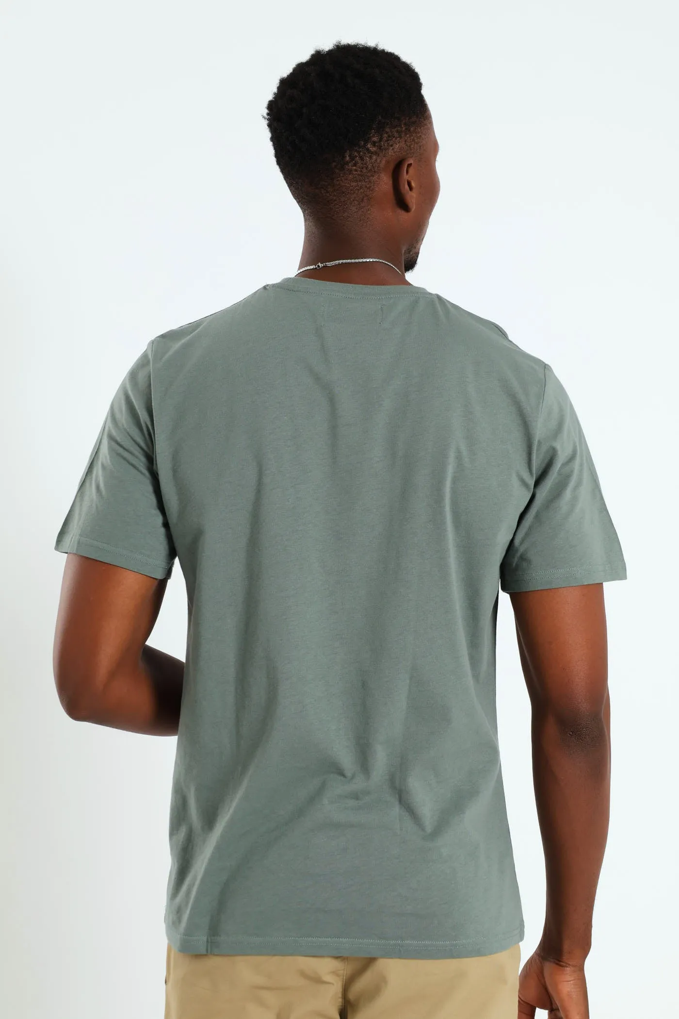 Basic Crew T-Shirt - Forest Green sold by Edgars product image thumbnail 3