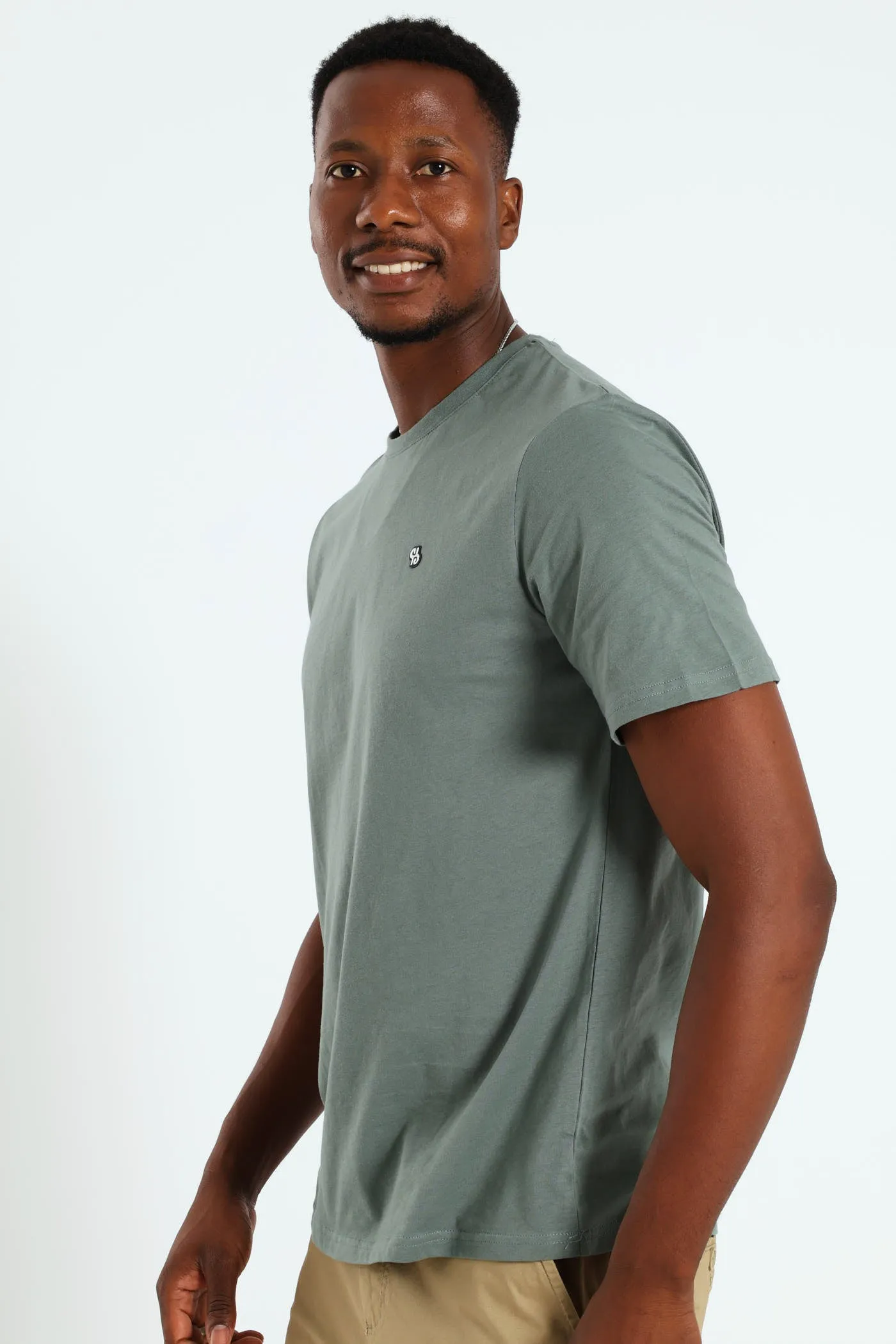Basic Crew T-Shirt - Forest Green sold by Edgars product image thumbnail 2