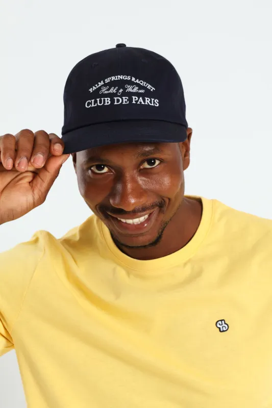 Embroidered Curved Cap - Navy sold by Edgars