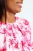 Bubble Sleeve Raglan Blouse - Pink sold by Edgars