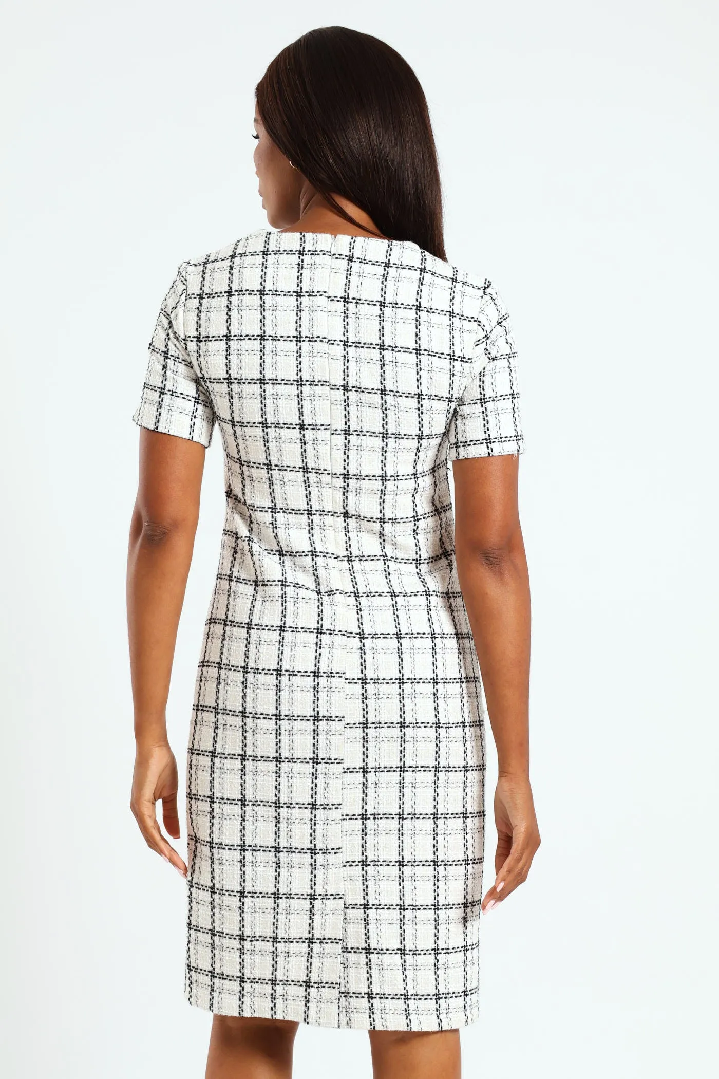 Tweed Shift Dress sold by Edgars  product image thumbnail 4
