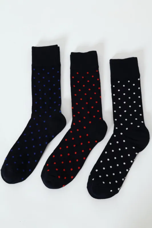 3 Pack Fashion Anklet Socks - Navy sold by Edgars