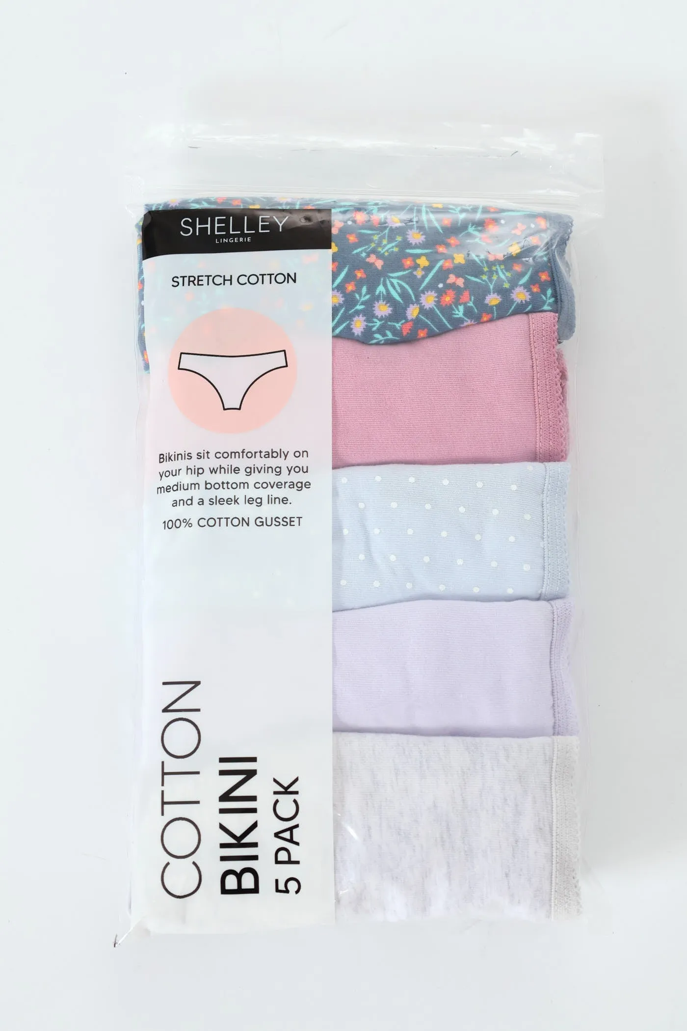 5 Pack Cotton Stretch Bikini Panties sold by Edgars product image thumbnail 2