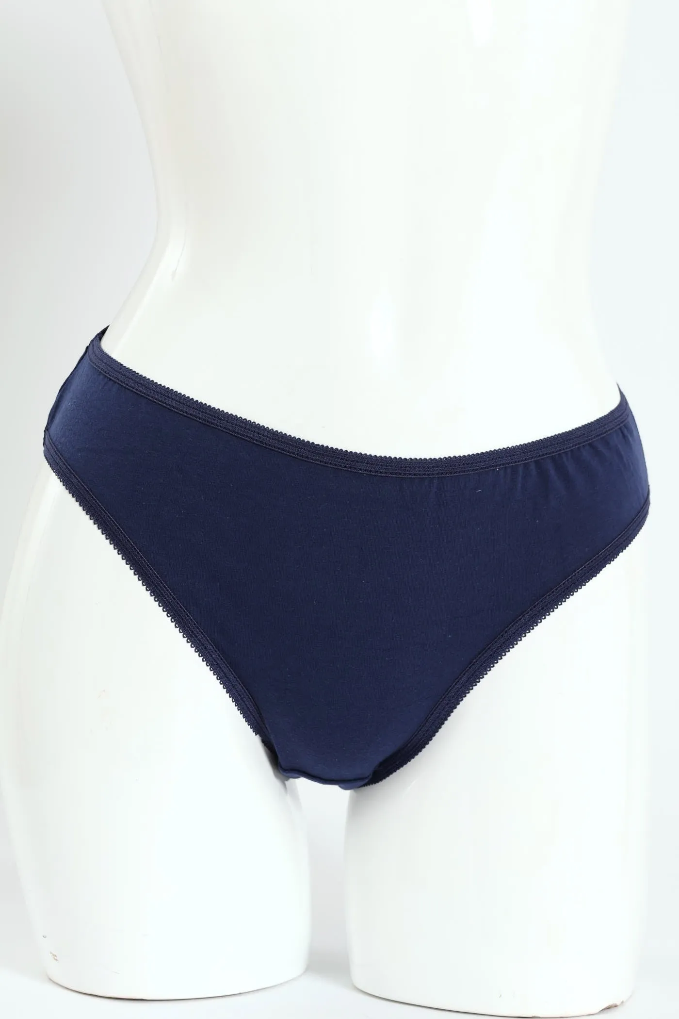 5 Pack Cotton Stretch Bikini Panties - Ditsy/Navy/Floral/Light Blue sold by Edgars