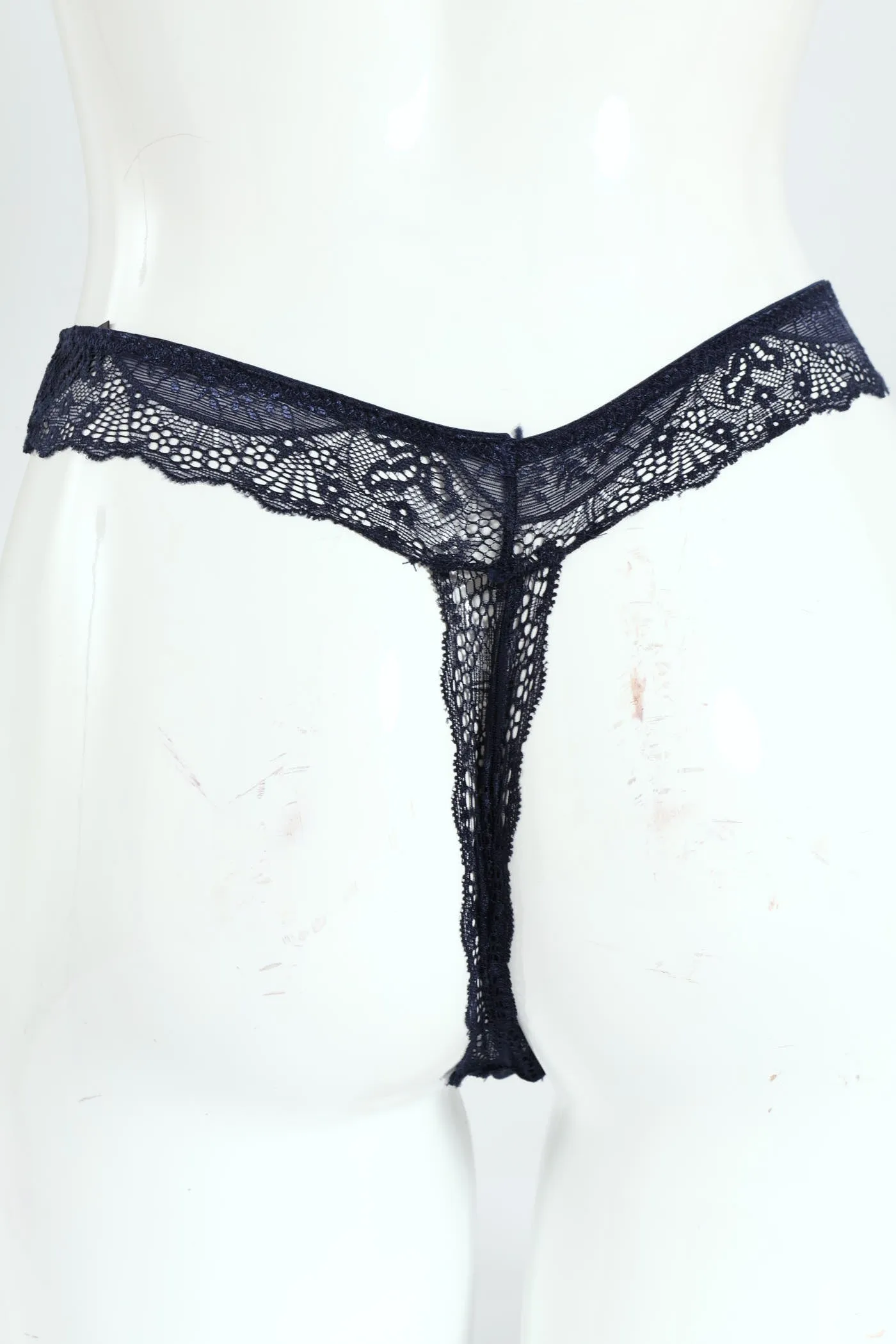 3 Pack Lace Built Up G-String Panties - Rust/Sage/Navy sold by Edgars product image thumbnail 4