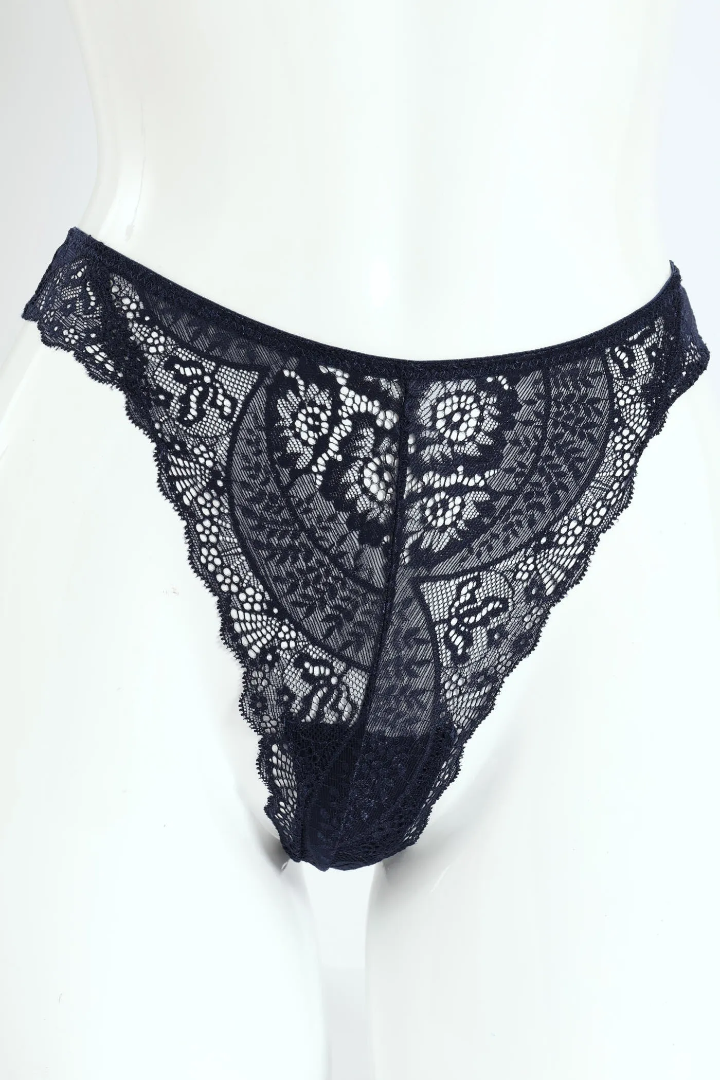 3 Pack Lace Built Up G-String Panties - Rust/Sage/Navy sold by Edgars product image thumbnail 3