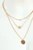 3 Layer Disc Necklace - Gold sold by Edgars