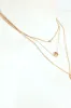 3 Layer Disc Necklace - Gold sold by Edgars
