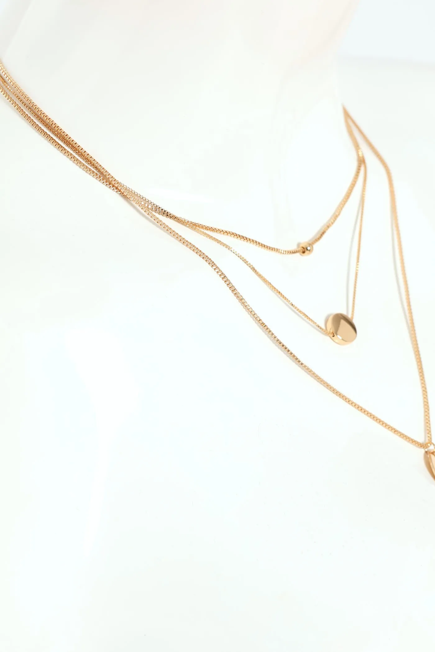 3 Layer Disc Necklace - Gold sold by Edgars product image thumbnail 2