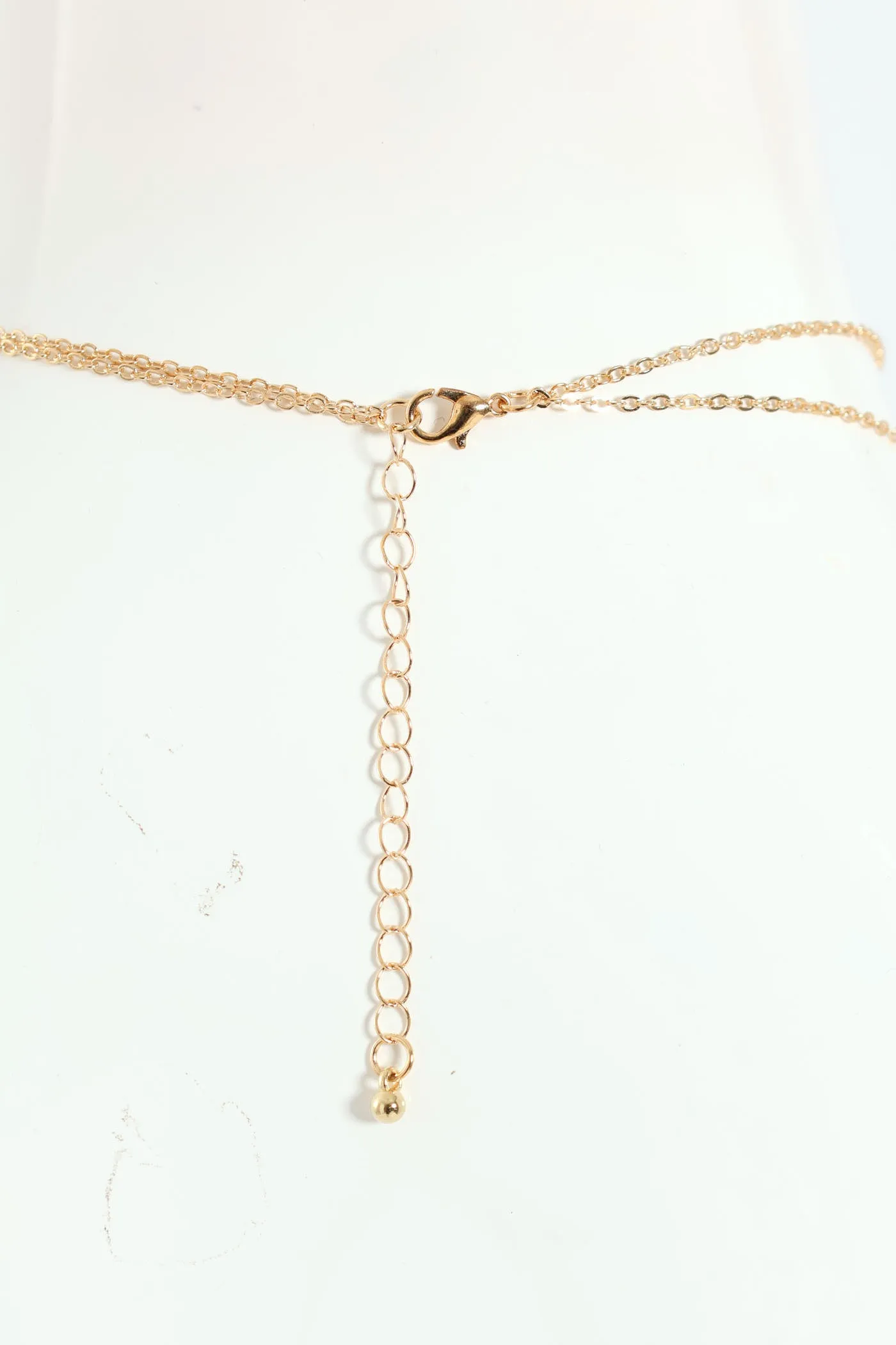 2 Layer Diamante Cross Necklace - Gold sold by Edgars product image thumbnail 3