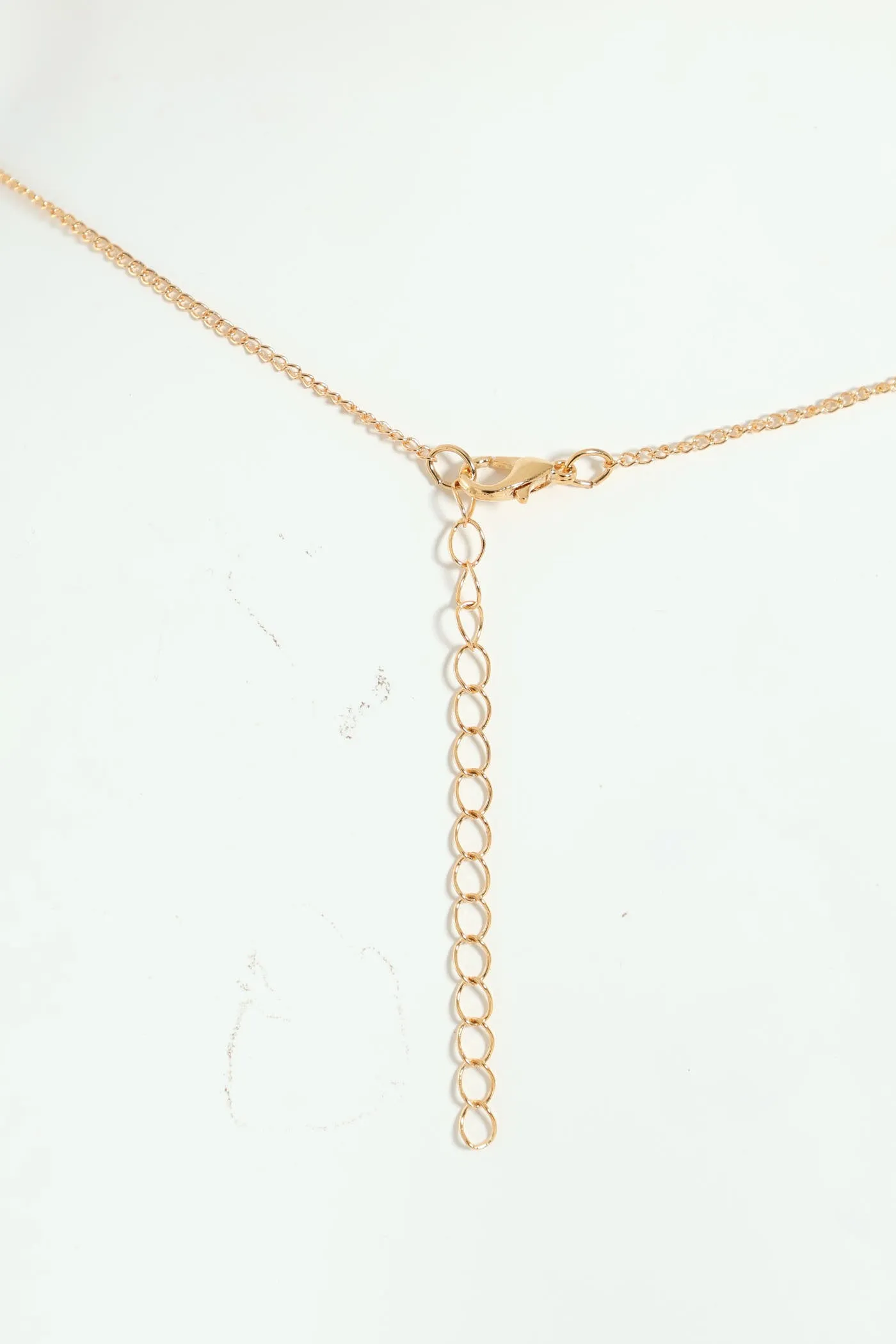 Diamante Cross Necklace - Gold sold by Edgars product image thumbnail 2