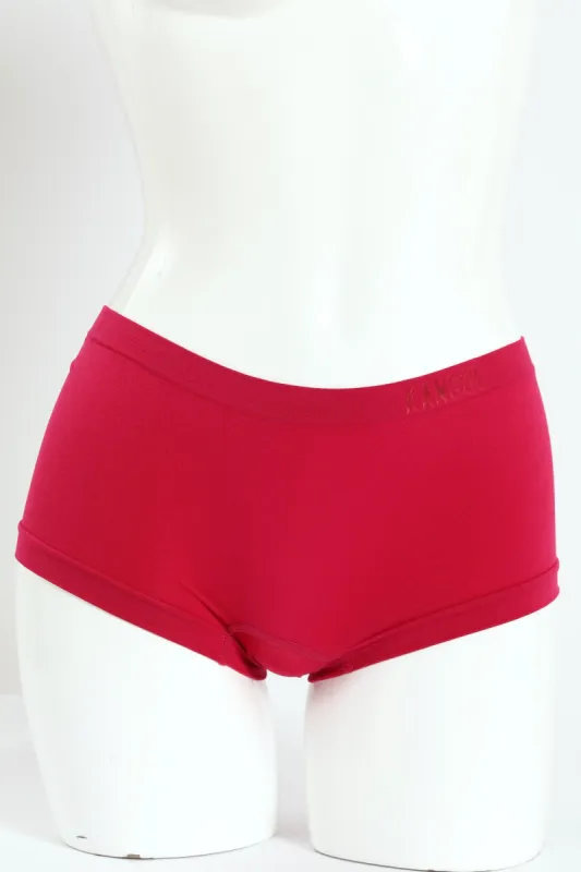3 Pack Seamless Boyleg Panties - Hot Pink/Black/Teal sold by Edgars