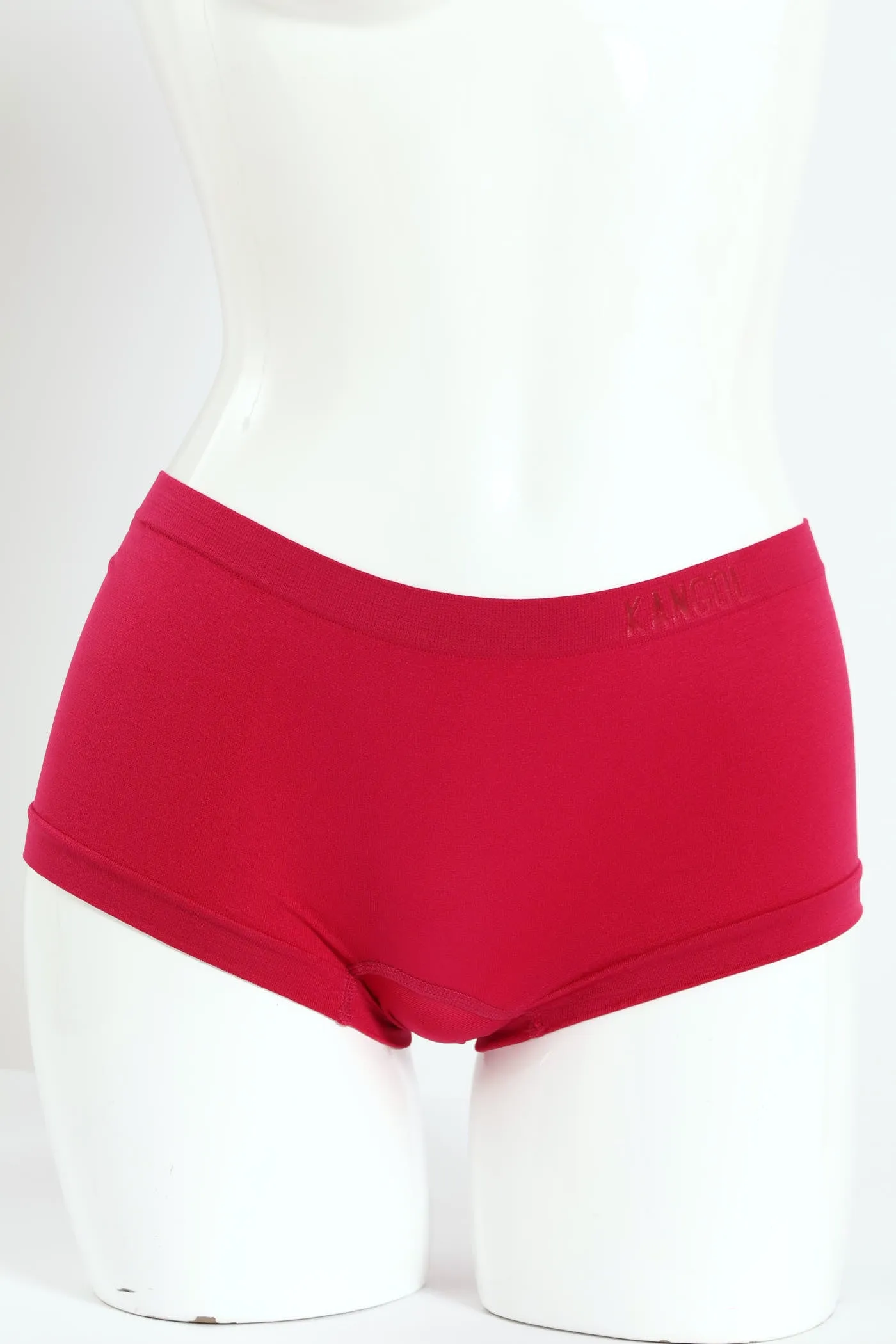 3 Pack Seamless Boyleg Panties - Hot Pink/Black/Teal sold by Edgars