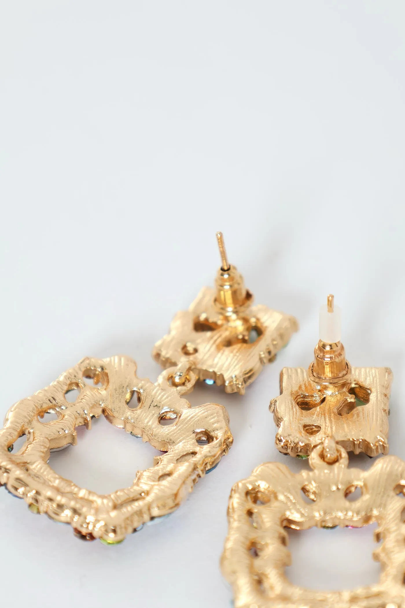 Colour Doorknocker Earrings - Gold sold by Edgars product image thumbnail 3