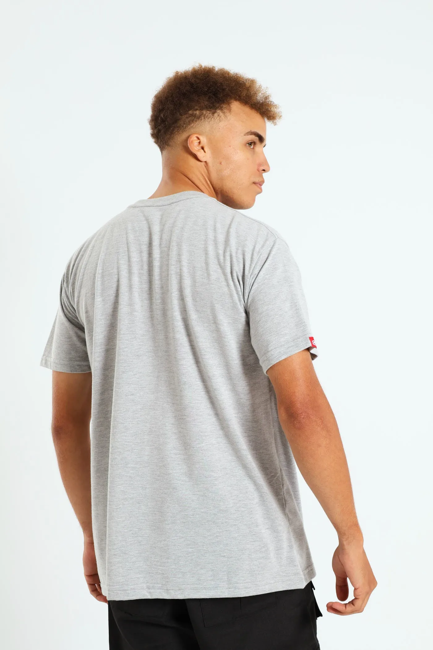 Unltd Front Print Tee - Grey Melange sold by Edgars product image thumbnail 3