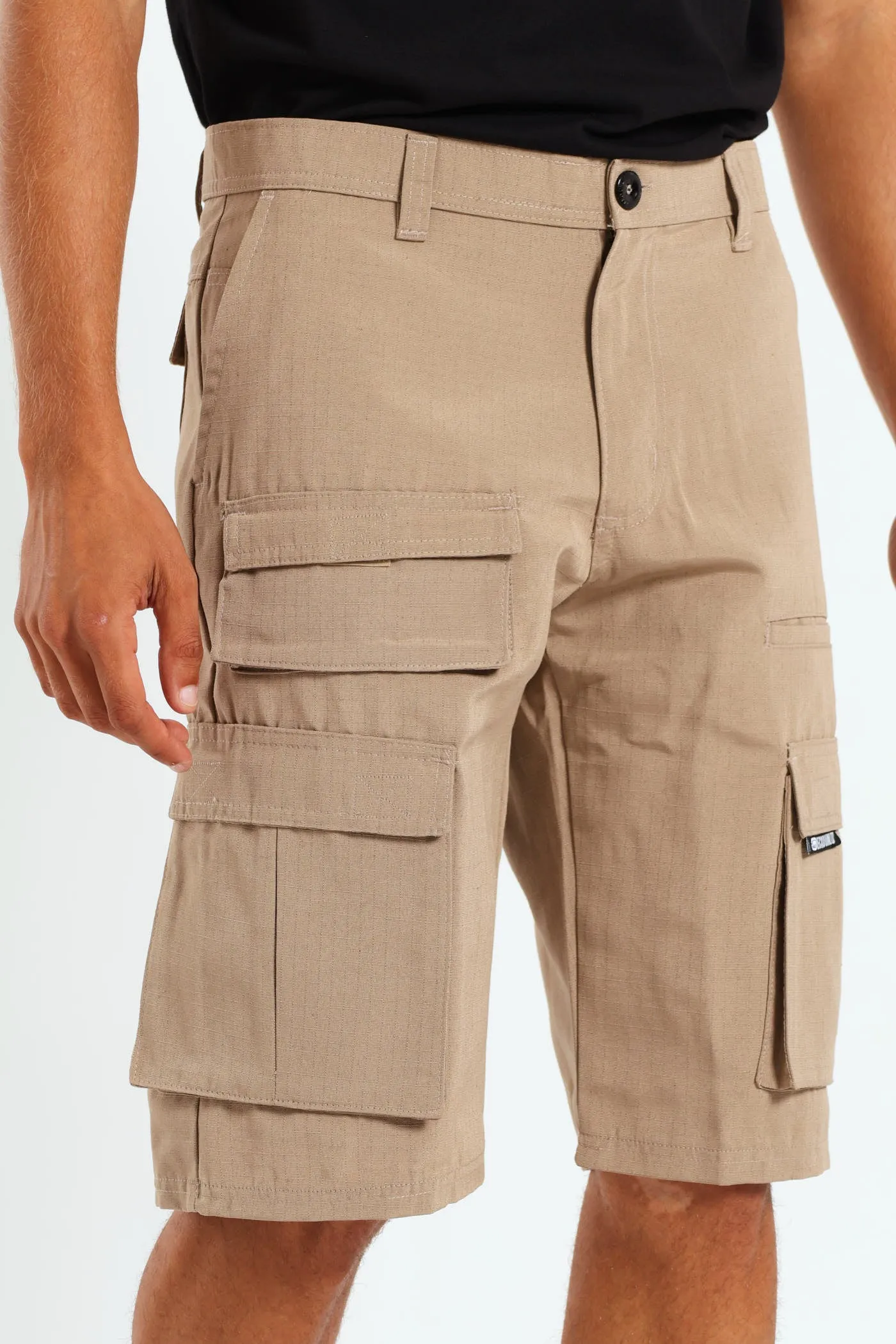 Cargo Shorts - Khaki sold by Edgars product image thumbnail 2