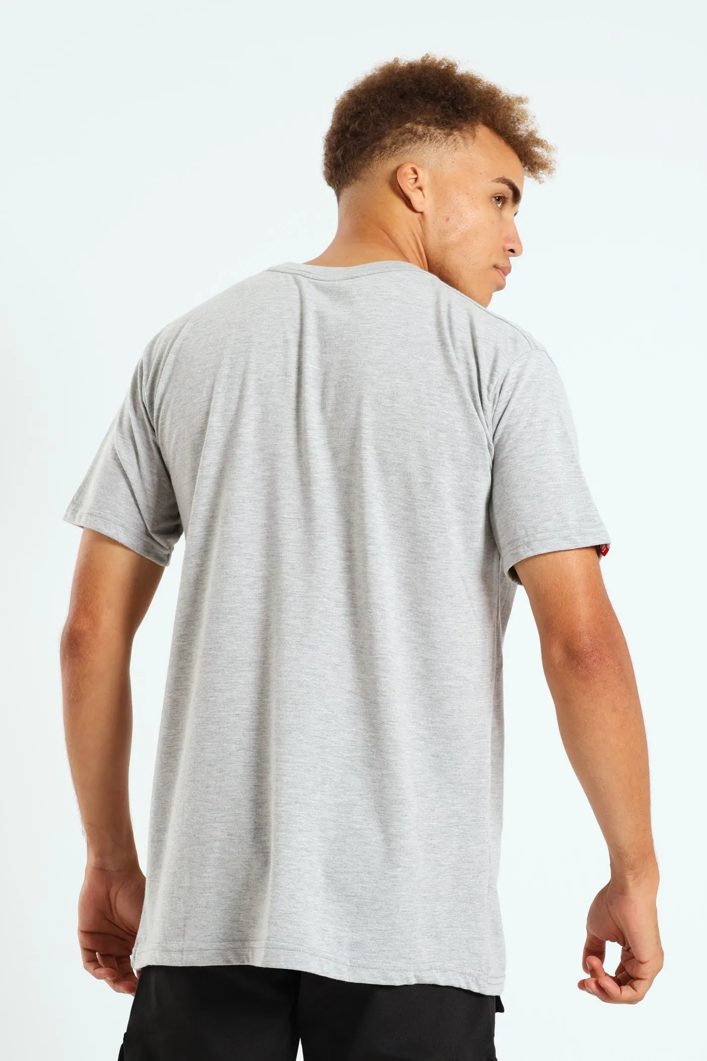 College Script Tee - Grey Melange sold by Edgars product image thumbnail 3