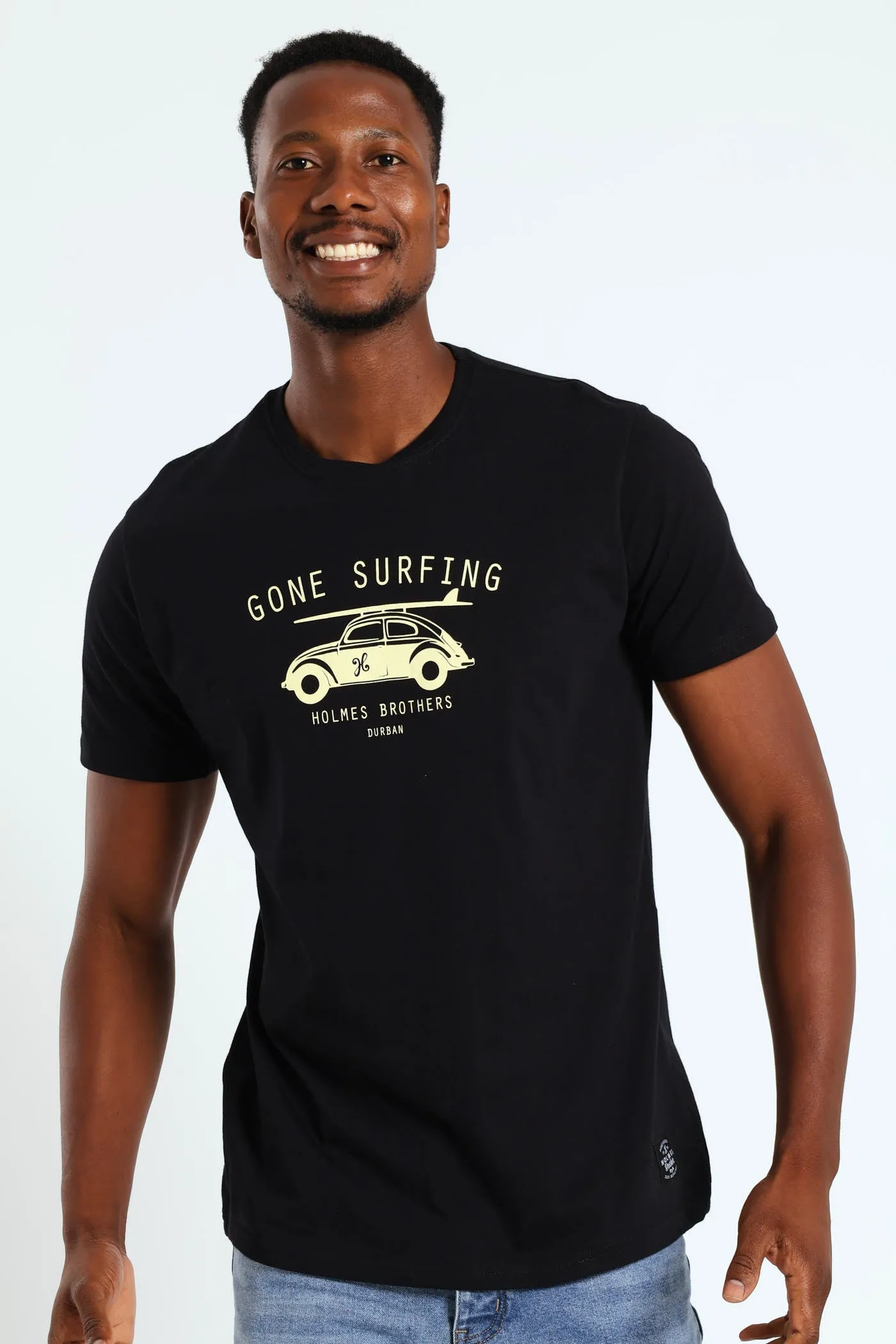 Gone Surfing Tee - Black sold by Edgars