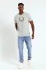 Leopard Tee - Grey Melange sold by Edgars