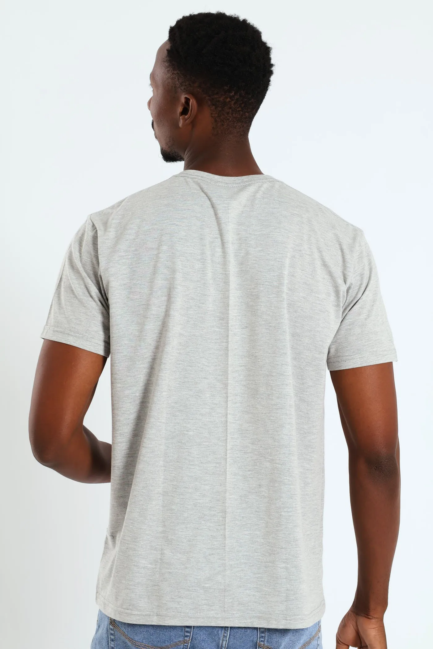 Leopard Tee - Grey Melange sold by Edgars product image thumbnail 4