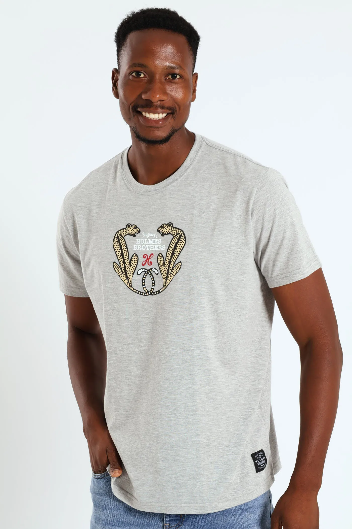 Leopard Tee - Grey Melange sold by Edgars product image thumbnail 2