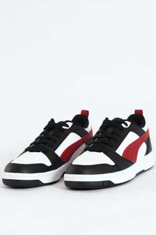 Rebound V6 Low Sneaker - Black/Red made by Puma