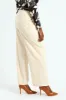 Belted Tailored Wide Leg Pant - Beige sold by Edgars 