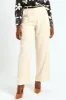 Belted Tailored Wide Leg Pant - Beige sold by Edgars 