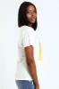 Foil Lady Tee - Cream sold by Edgars