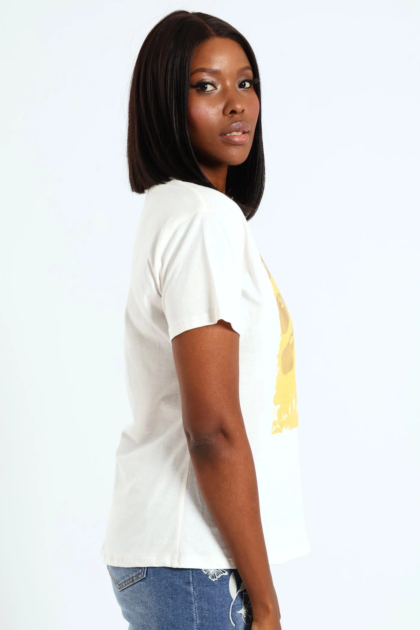 Foil Lady Tee - Cream sold by Edgars product image thumbnail 2