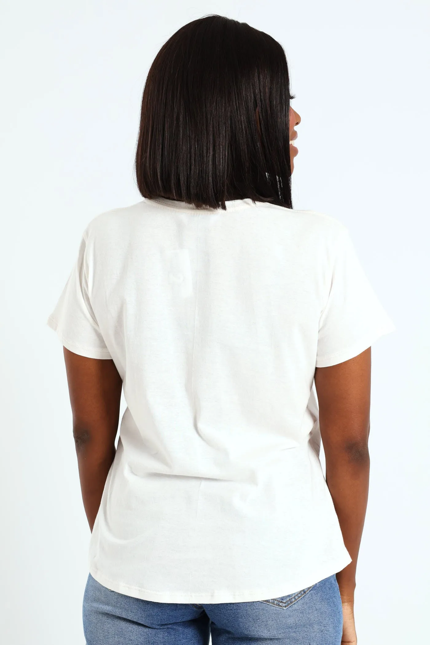 Foil Lady Tee - Cream sold by Edgars product image thumbnail 3