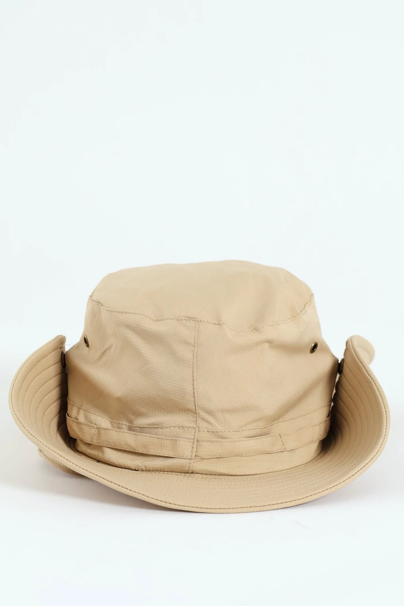 Pistol Drawstring Bucket Hat - Stone sold by Edgars