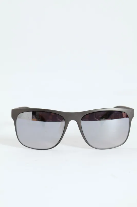 Metallic Wayfarer Sunglasses - Silver sold by Edgars