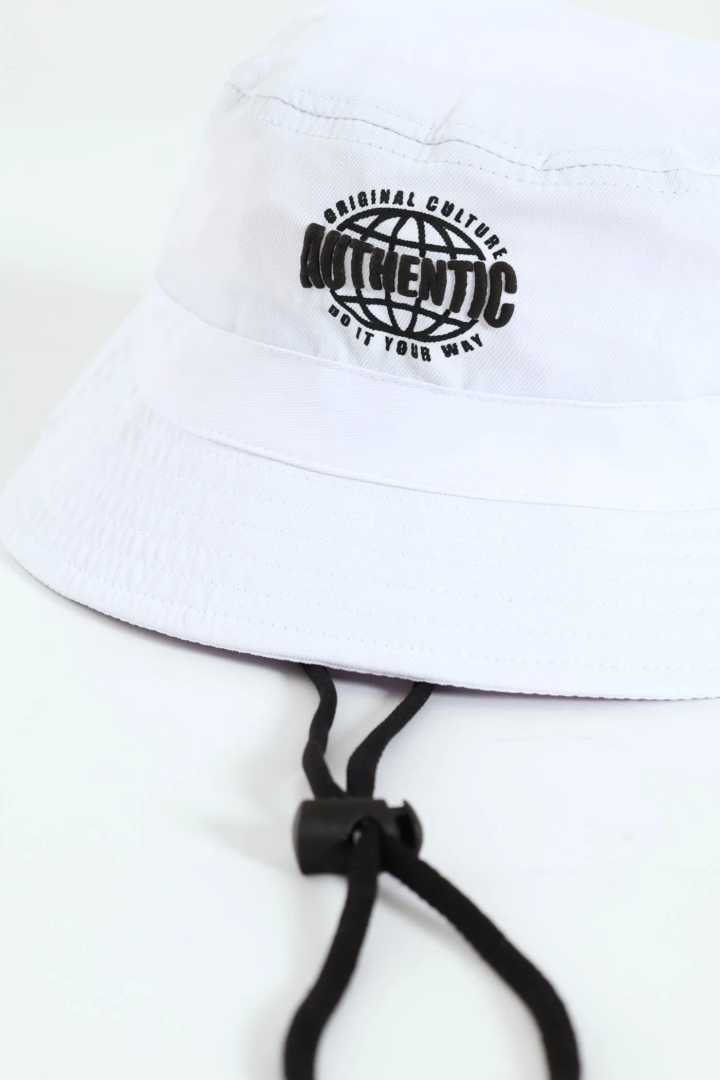 Drawcord Bucket Hat - White sold by Edgars product image thumbnail 2