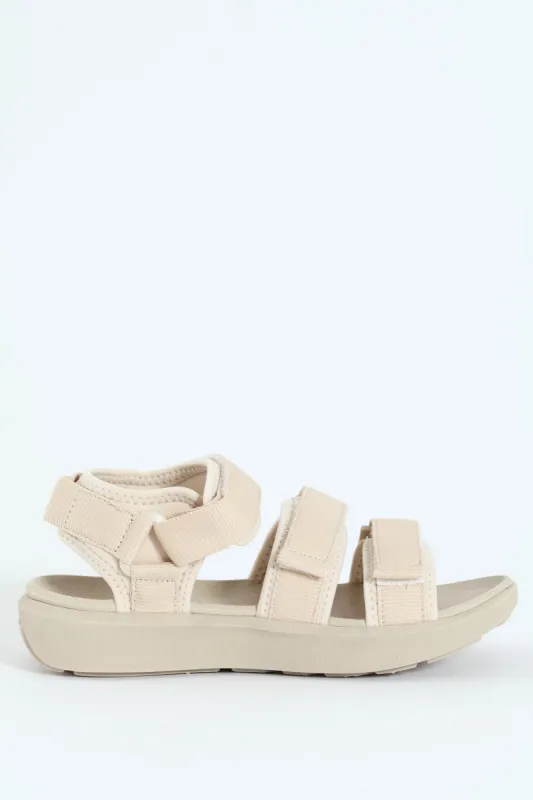 Andrea Multi Strap Sandal - Cream sold by Edgars 