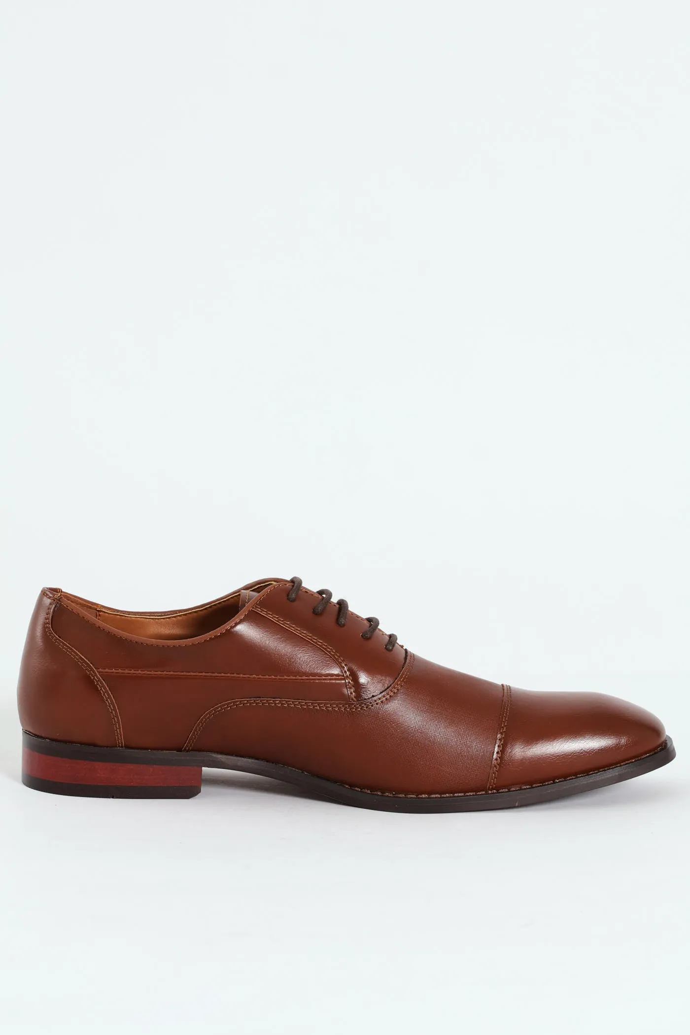 Sebastian Toe Cap Lace Up Derby Shoe - Cognac sold by Edgars product image thumbnail 2