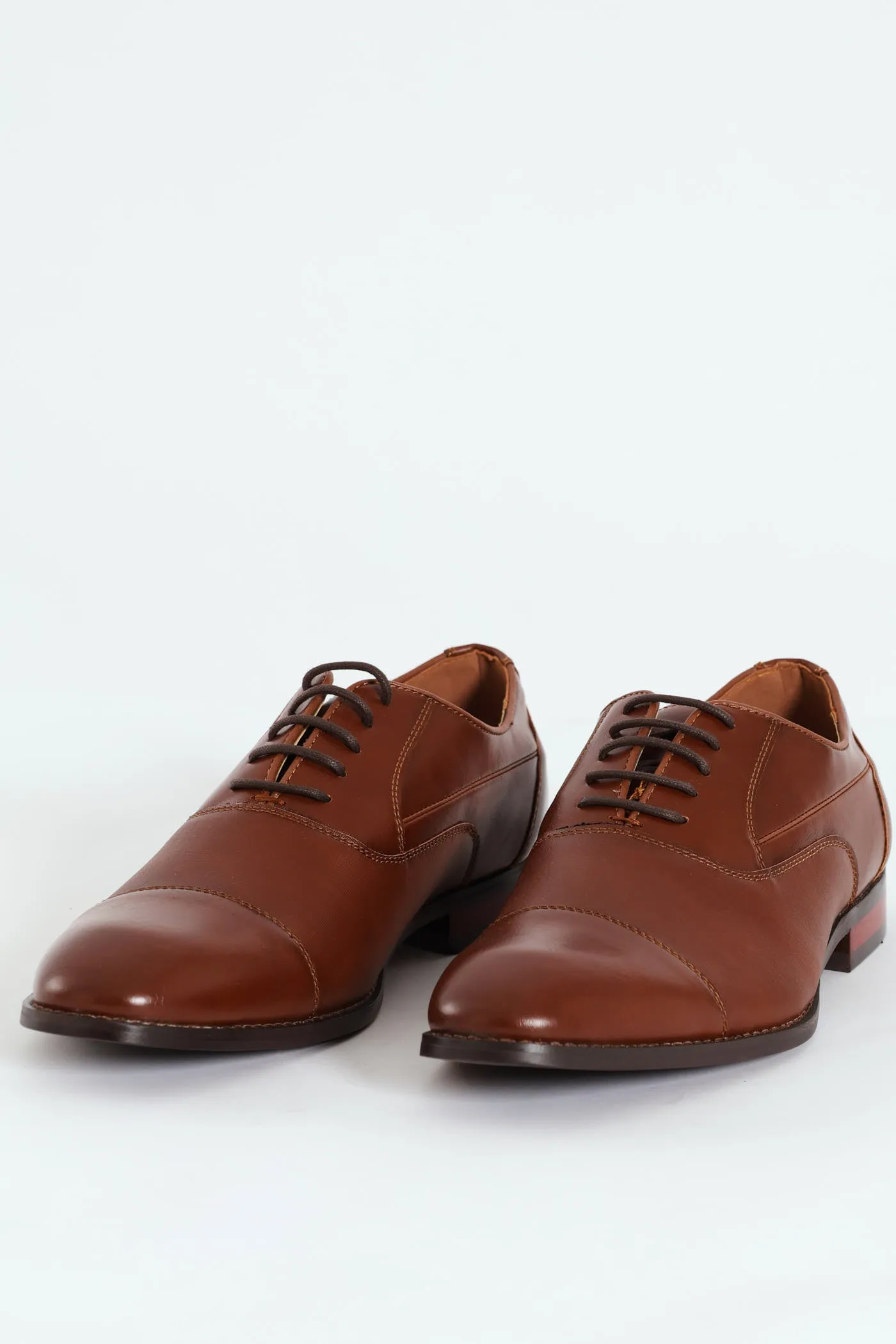Sebastian Toe Cap Lace Up Derby Shoe - Cognac sold by Edgars product image thumbnail 3
