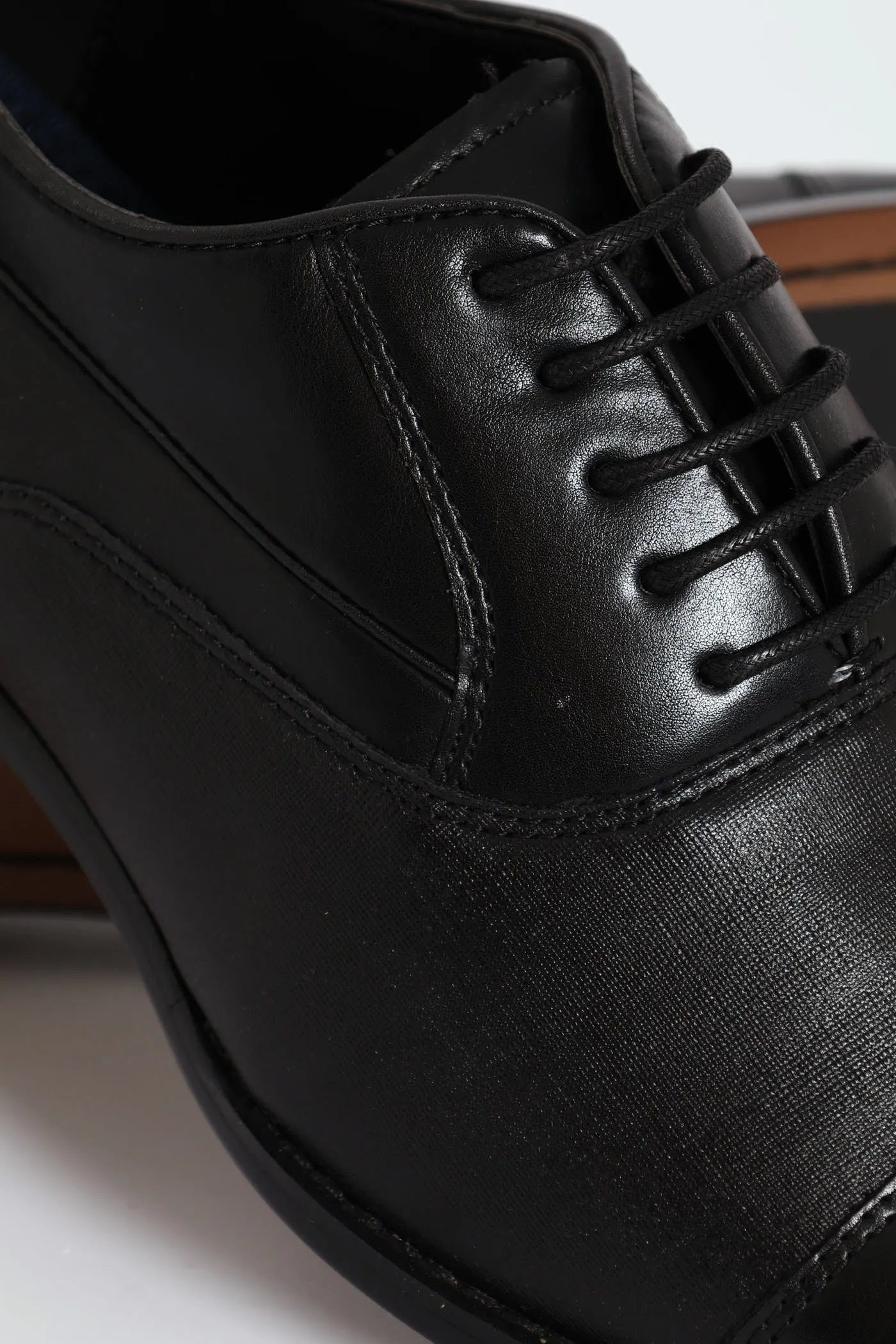 Sebastian Toe Cap Lace Up Derby Shoe - Black sold by Edgars product image thumbnail 5