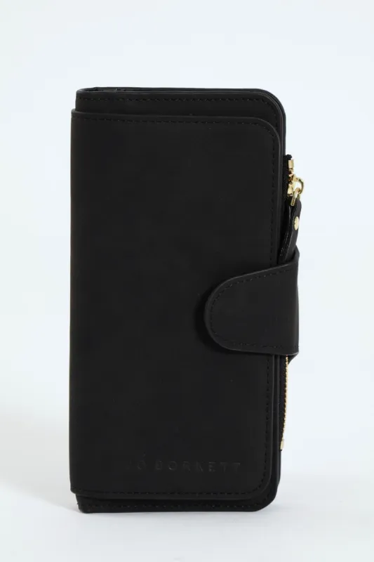 Large Bi Fold Wallet - Black sold by Edgars